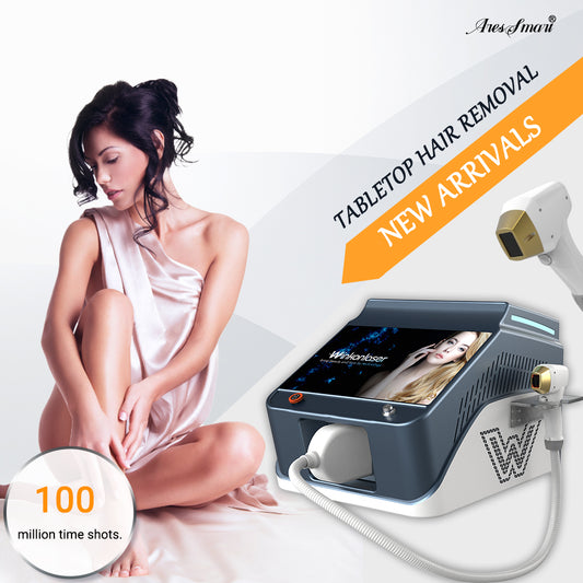 Winkonlaser Portable 1200w 1600w 755Nm/808Nm/940Nm/1064Nm Diode Laser Hair Removal Machine