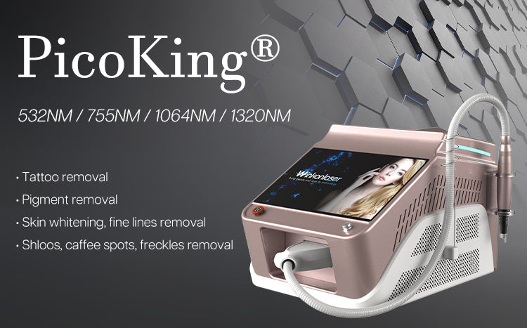 Before-and-after results of PicoKing™ tattoo and pigment removal treatments.