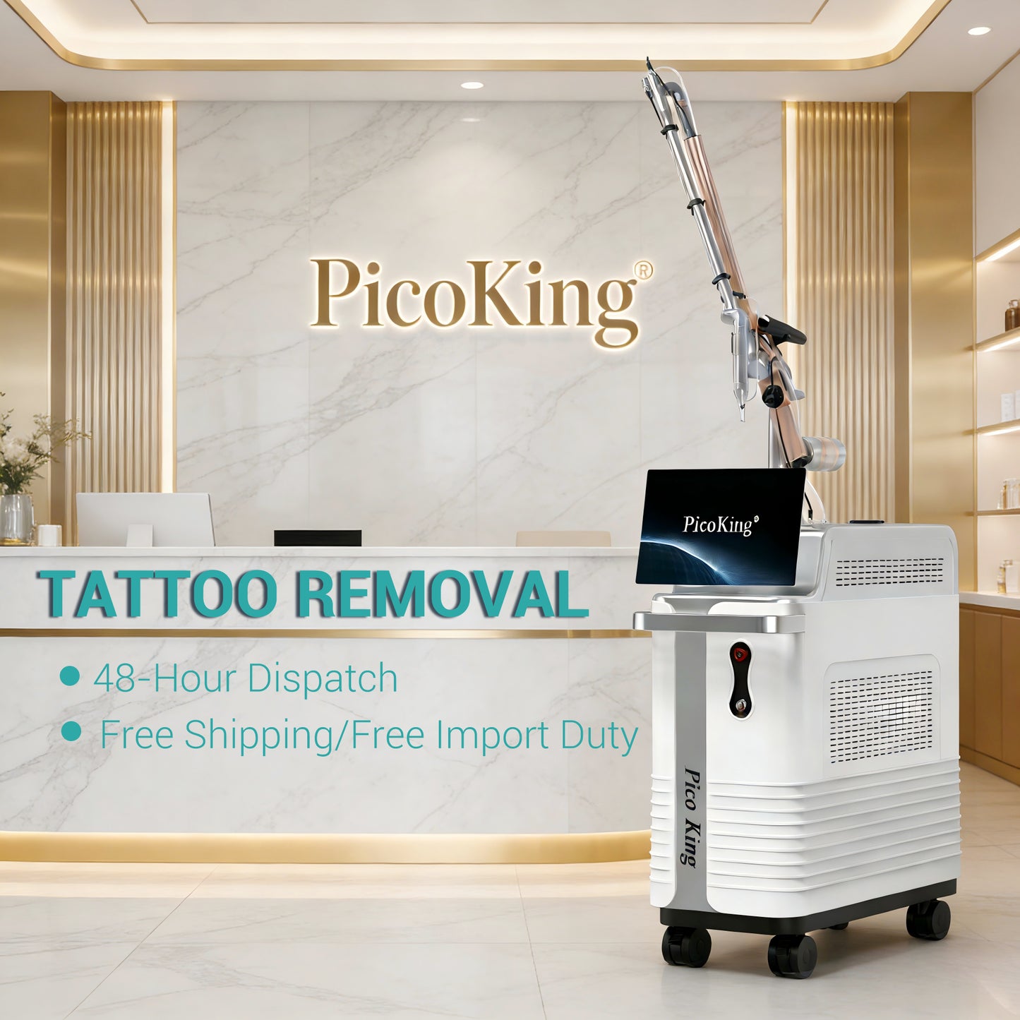 Picoking Picosecond Laser Device For Tattoo Removal